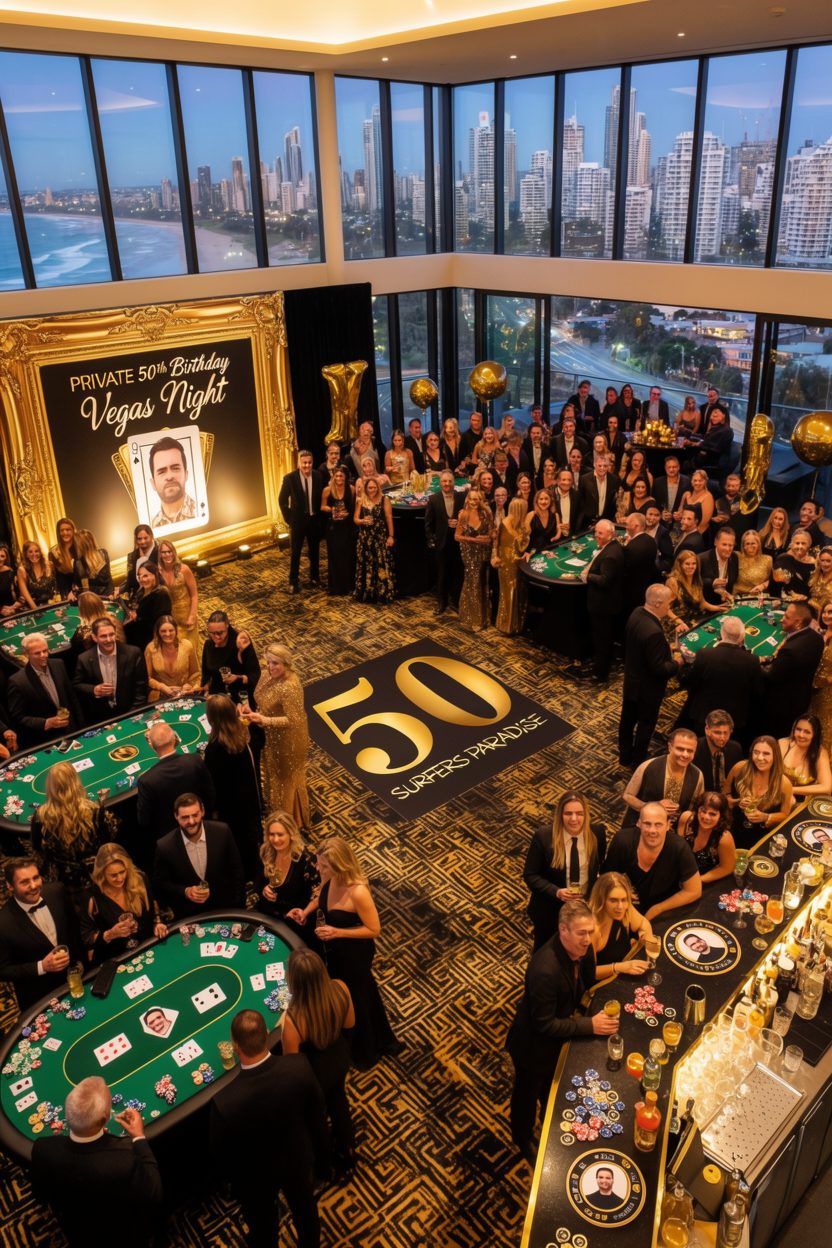 50th Birthday Vegas Night