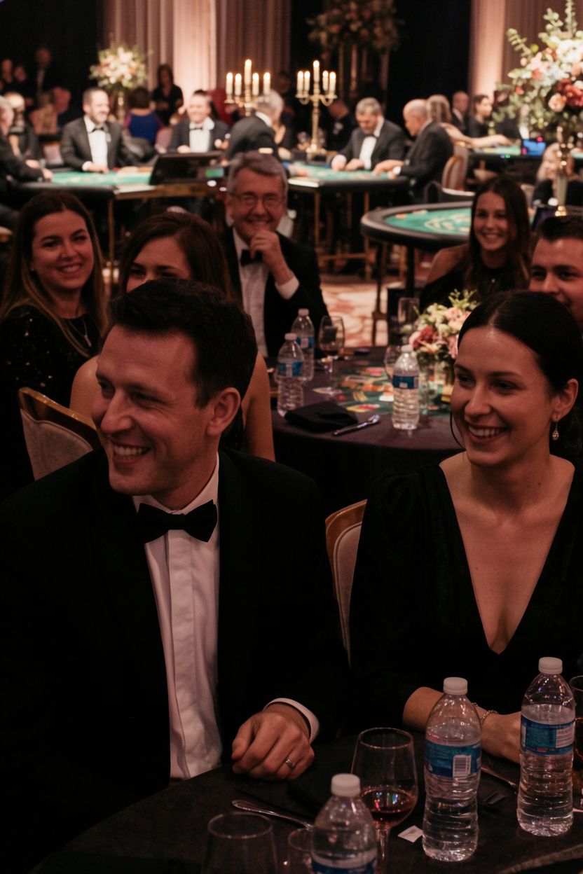 Casino gala dinner